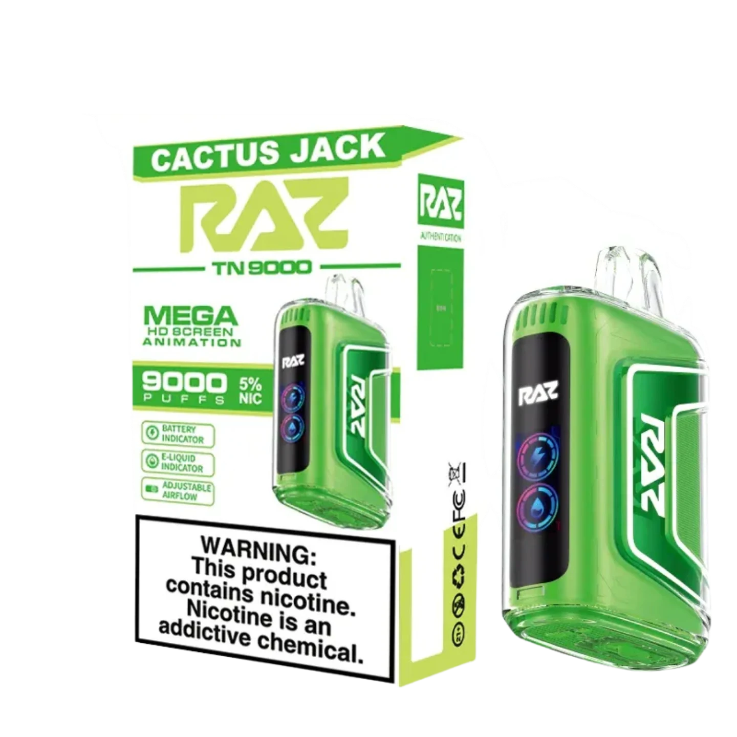 Raz TN 9000 Puffs Cactus Jack
